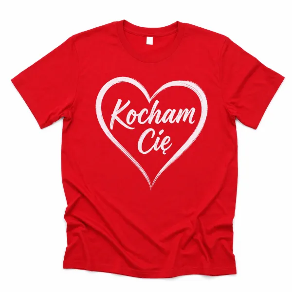 Produkt Koszulka „Kocham Cię" Obraz